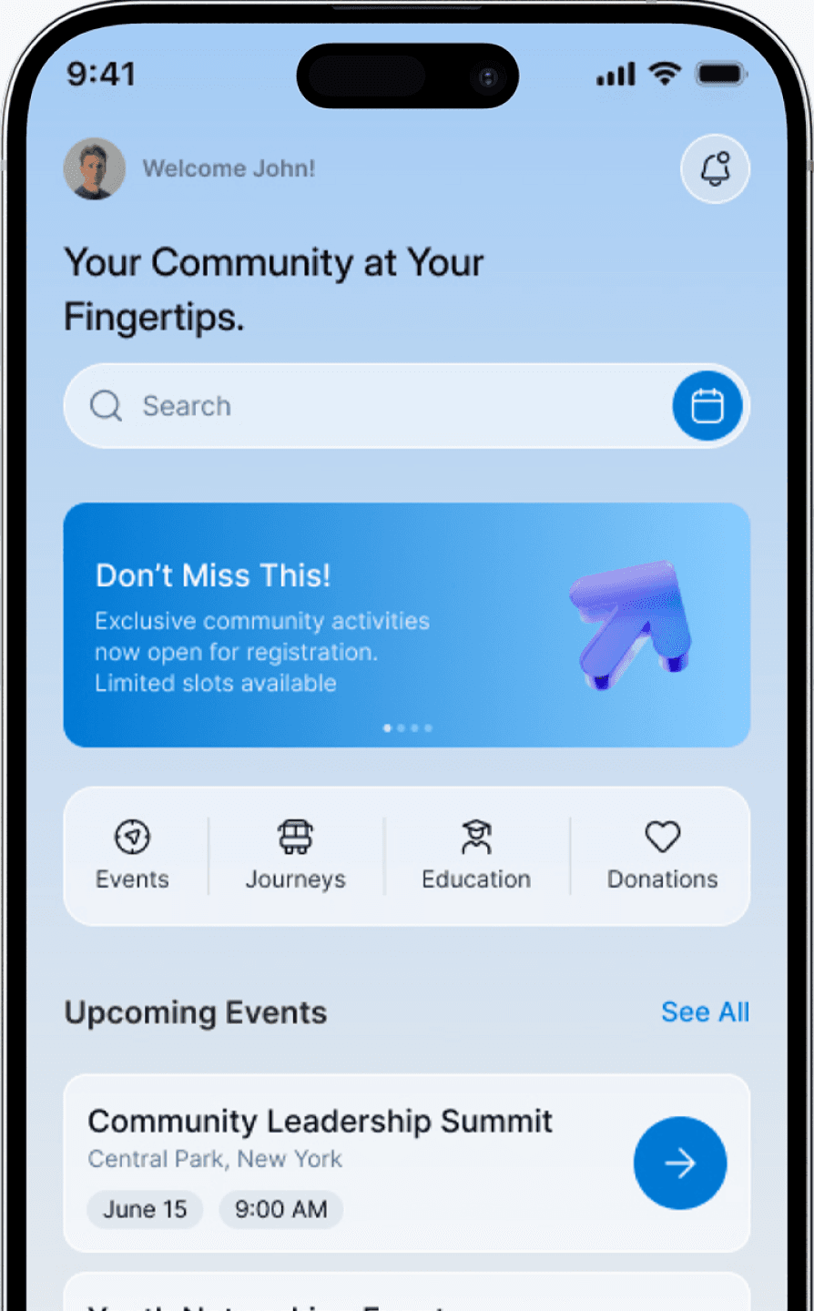 NexSpace mobile app preview