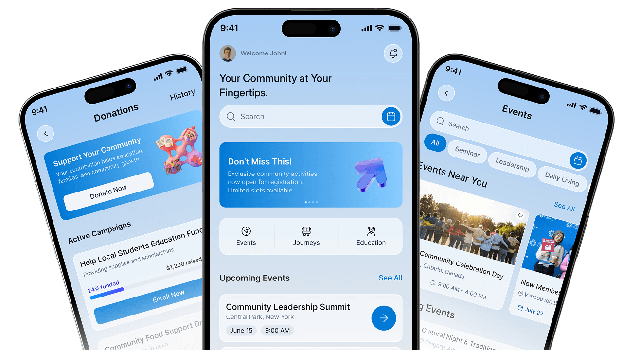 NexSpace mobile app preview